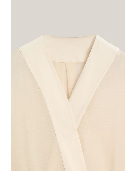 MASSIMO DUTTI Natural Flowing Textured Kimono
