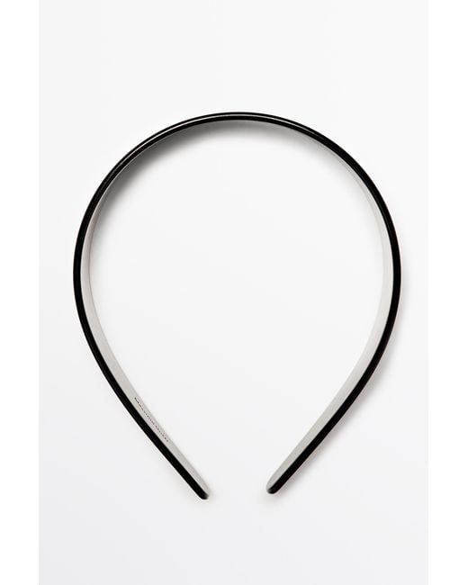 MASSIMO DUTTI Black Plain Headband