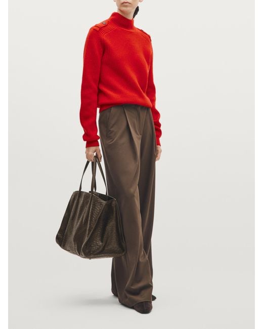 Maxi Borsa Md Icon di MASSIMO DUTTI in Red