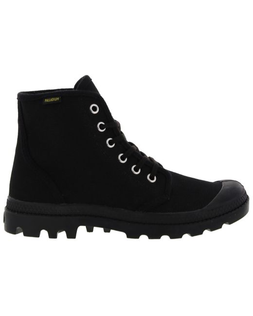 palladium boots black and white