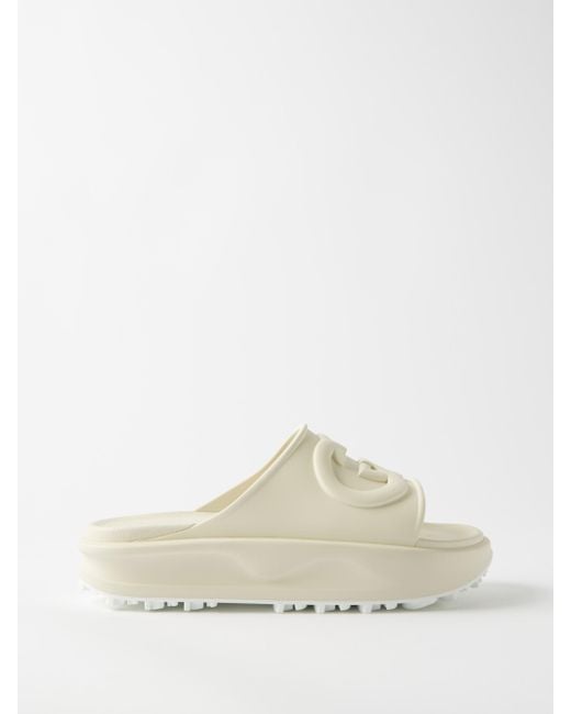 gucci platform slide