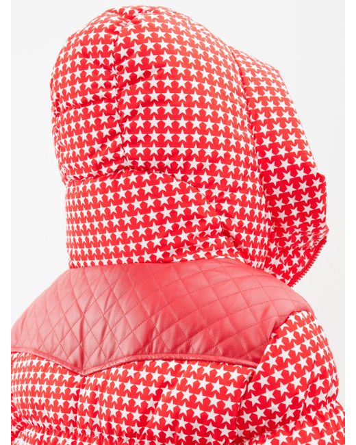 Goldbergh Track Starprint Down Ski Jacket in Red Lyst