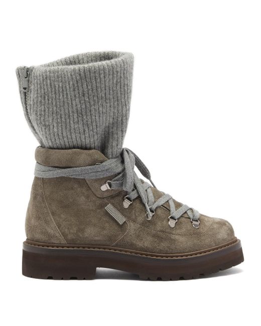 brunello cucinelli hiking boot