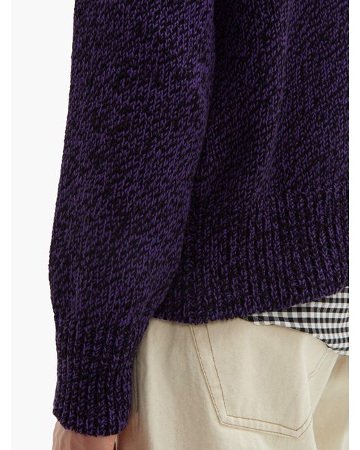 ami purple sweatshirt