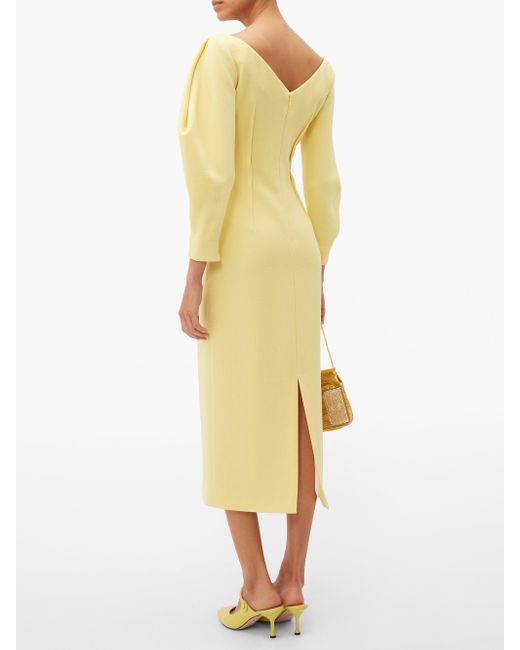 emilia wickstead yellow dress