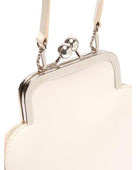 Simone Rocha Flower Mini Leather Bag in Pink | Lyst