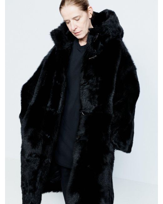 Oversized duffle shop coat