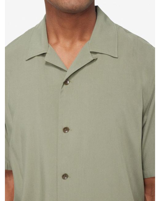 Rag & Bone Green Avery Poplin Shirt for men