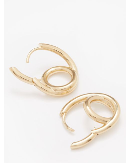 Otiumberg Natural Spiralis 14kt Gold-vermeil Hoop Earrings