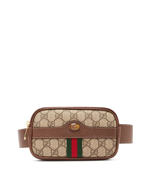 Gucci Ophidia GG Supreme Belted Iphone Case in Brown | Lyst