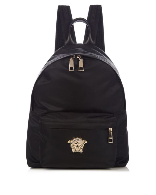 Versace Synthetic Ce Nylon Backpack With Medusa in Black for Men Mens Bags Backpacks Save 54% 