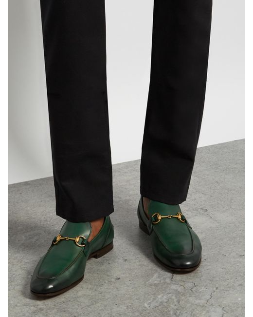 Gucci Men's Jordaan Leather Loafers