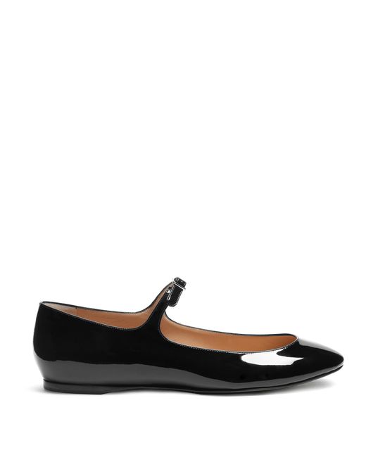 Acne Studios Jane Patent leather Ballet Flats in Black Lyst