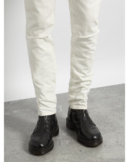 Vetements X Dr. Martens Boderline Leather Boots in Black for Men | Lyst