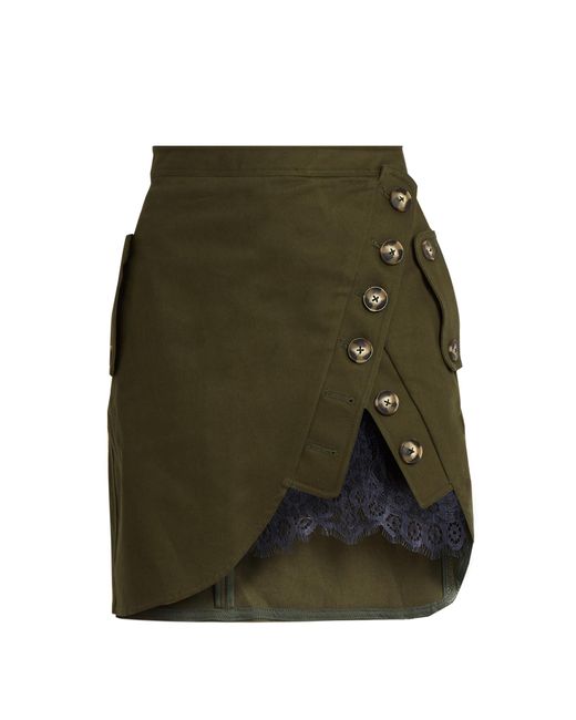 self portrait utility skirt