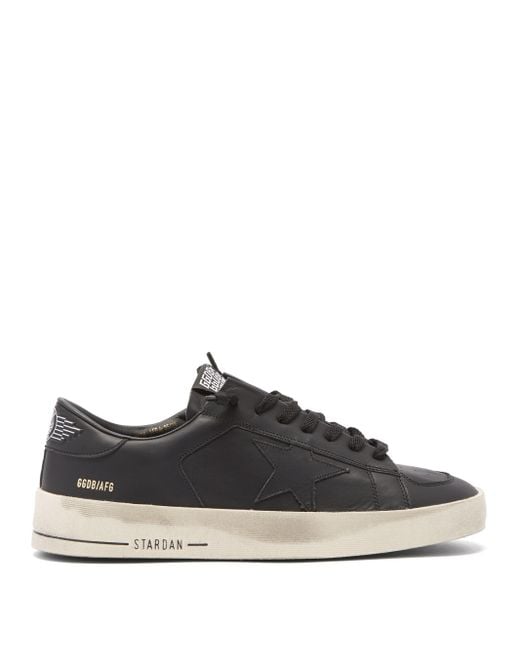Golden Goose Deluxe Brand Goose Stardan Leather Trainers in Black for ...
