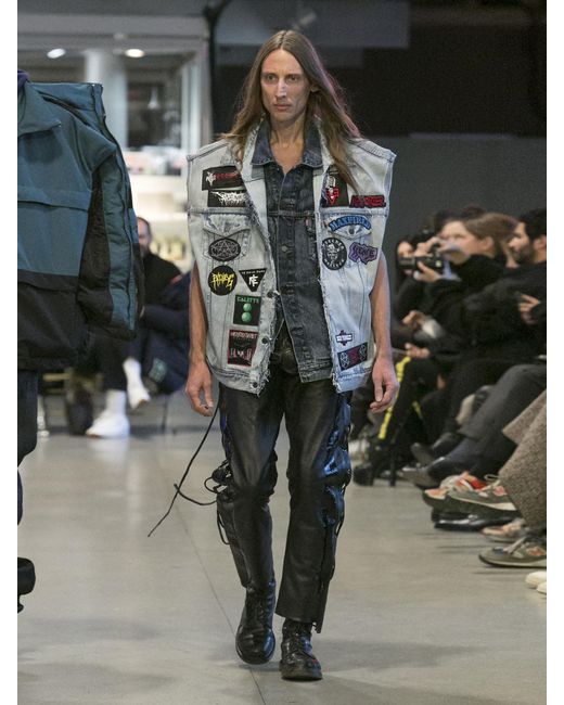 Trash Metal Sleeveless Denim Jacket 