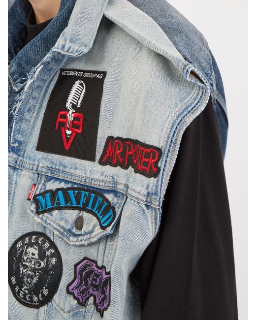 Levi denim shop jacket sleeveless