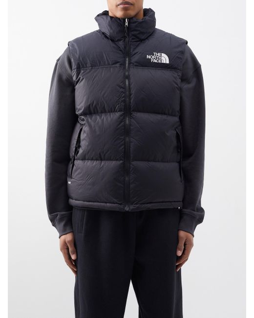 The North Face 1996 Retro Nuptse Quilted Down Gilet in Blue for Men ...