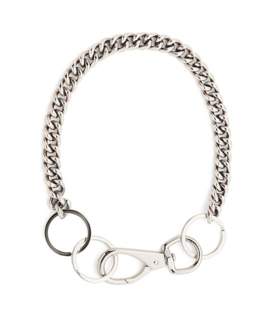 Martine Ali Curb Choker in Silver 