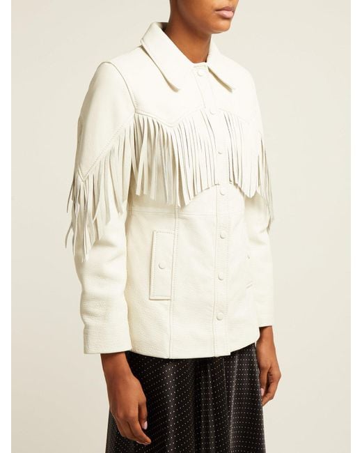 Ganni fringe sweater sale