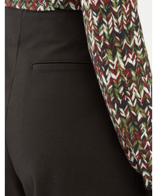 Loewe Black Wrap-front Cotton-twill Shorts