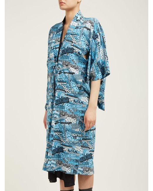 balenciaga kimono dress