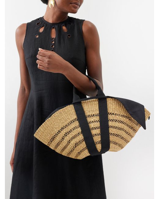 Muuñ Sophia Canvastrim Basket Bag Lyst