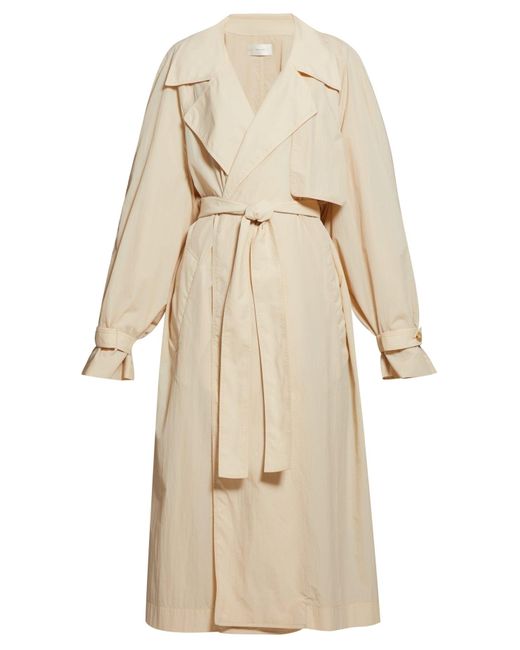 The Row Kareem Oversized Trench Coat in Beige (Natural) - Lyst