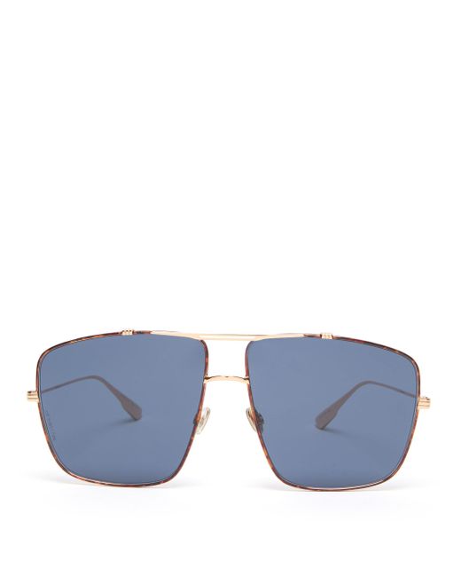 Christian Dior monsieur 2282 198os modernist vintage sunglasses brown  frame with light metal temples  Sunglasses vintage Sunglasses Vintage  shades
