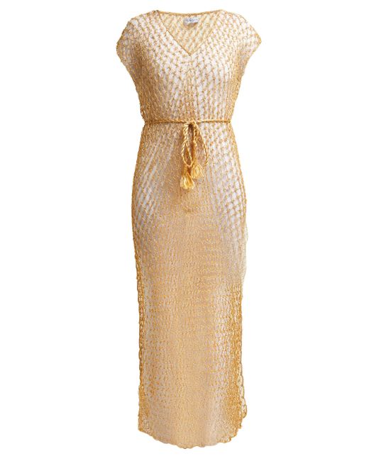 gold beach dress