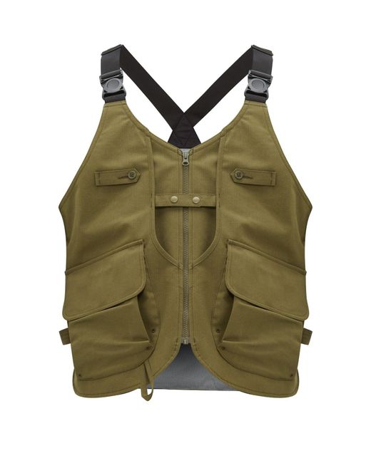 Snow Peak Takibi Utility Vest in Green for Men | Lyst