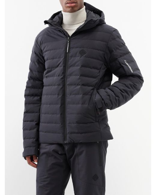 J.Lindeberg Thermic Quilted Down Ski Jacket in Black for Men Lyst