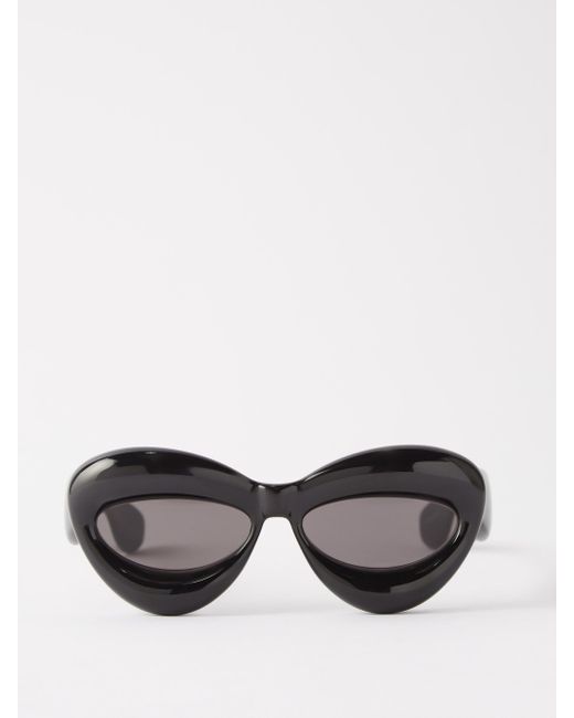 Loewe Inflated Acetate Sunglasses in Gray for Men | Lyst
