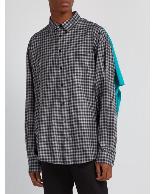 double shirt balenciaga