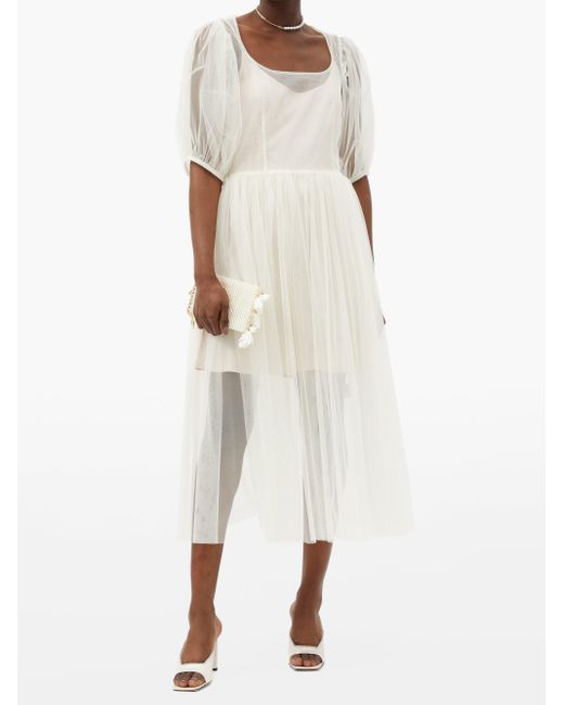 molly goddard white dress