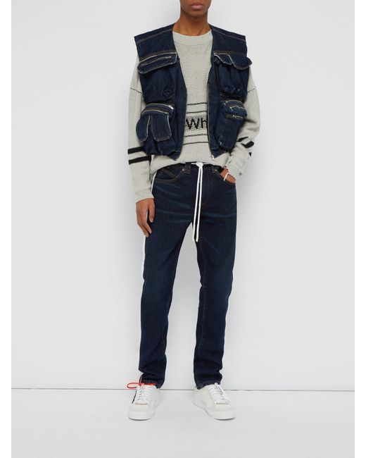 Virgil Abloh Denim Utility Vest 