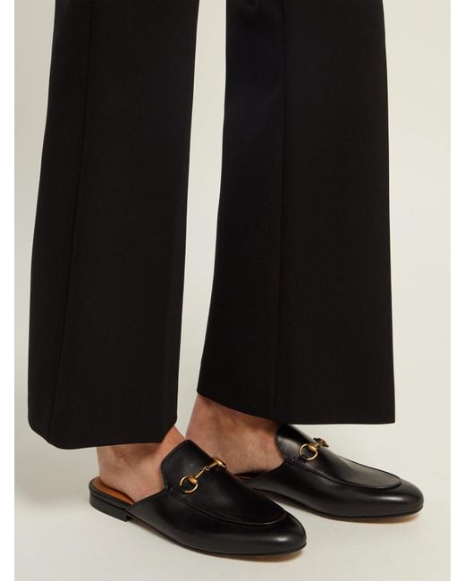 gucci mens backless loafers