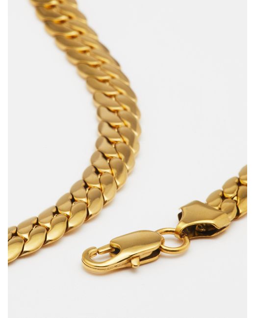 Fallon 18kt Gold-plated Snake-chain 
