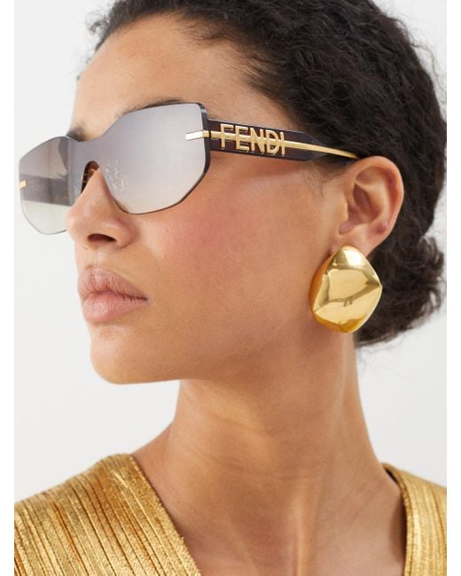 Fendi - Frameless Acetate Sunglasses Fendi