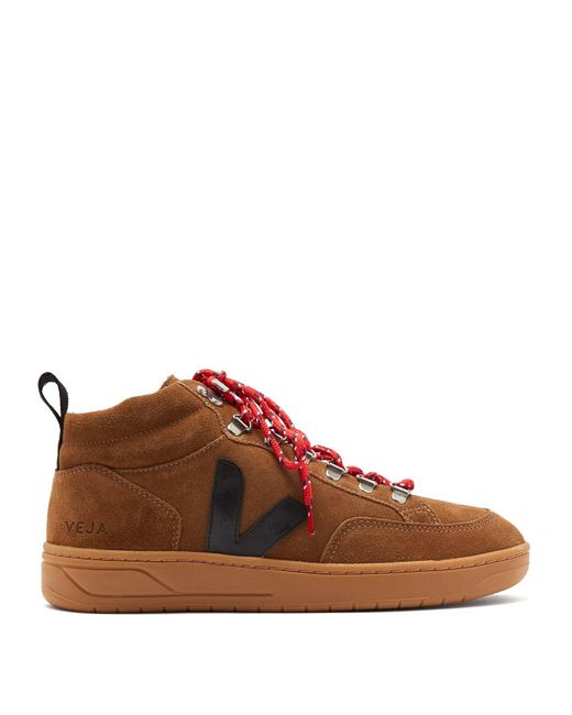 Veja Roraima Bastille Lace-up Leather Trainers | Lyst