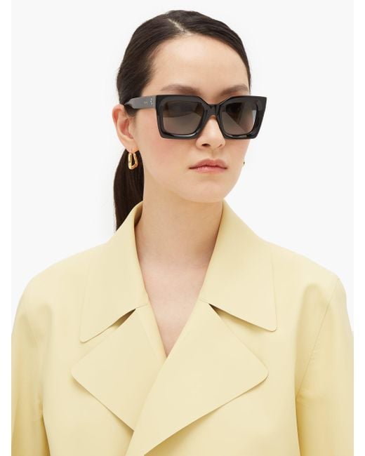 Celine Oversized Square Acetate Sunglasses | Lyst UK