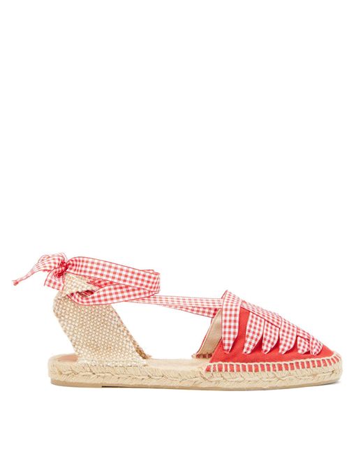 gingham espadrilles