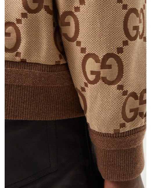 GG Cotton Canvas Blazer in Multicoloured - Gucci