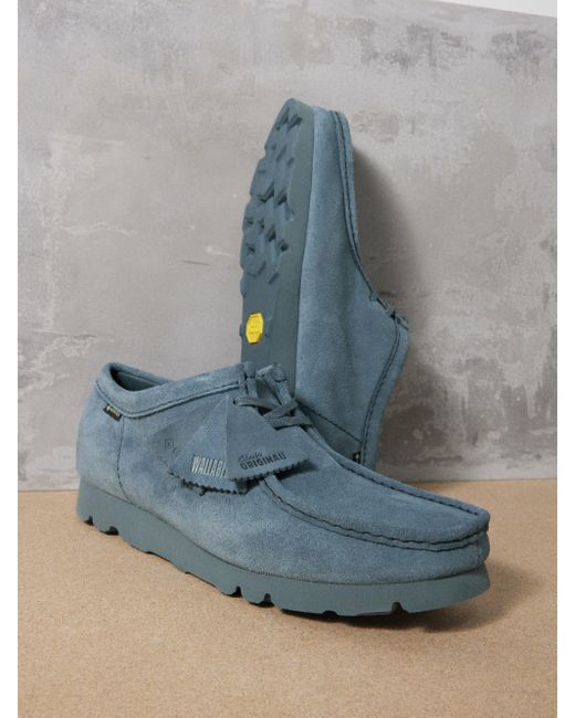Clarks boots best sale mens blue
