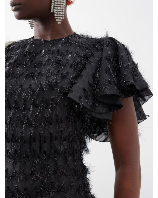 The Vampire's Wife The Light Sleeper Tinselembellished Chiffon Dress