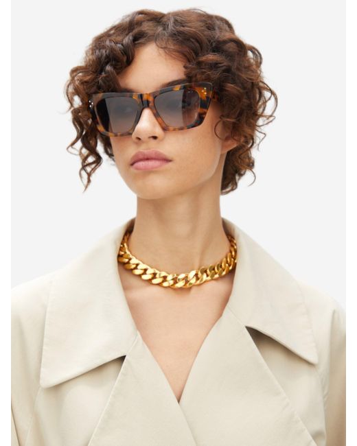celine cat eye sunglasses acetate
