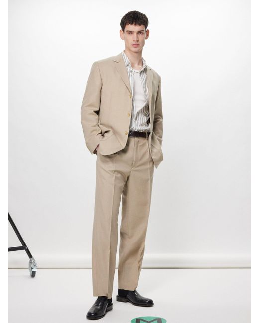 Twill Suit Pants Beige