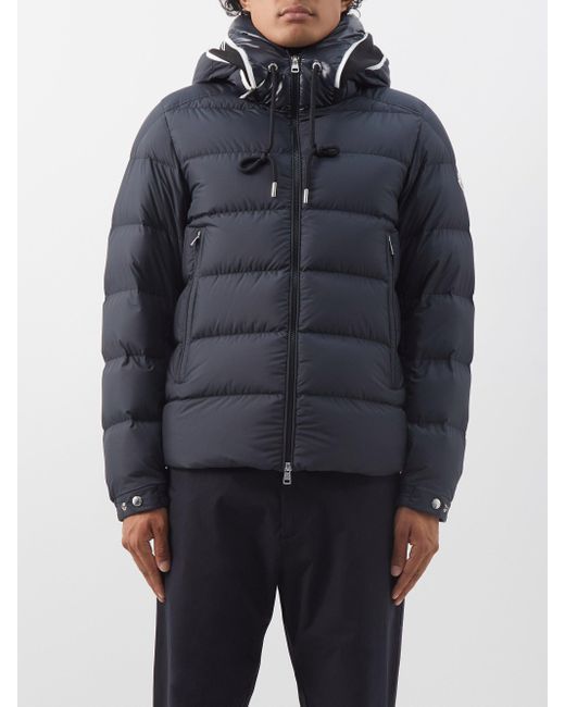 Moncler Cardere Hooded Quilted Down Jacket in Black for Men | Lyst