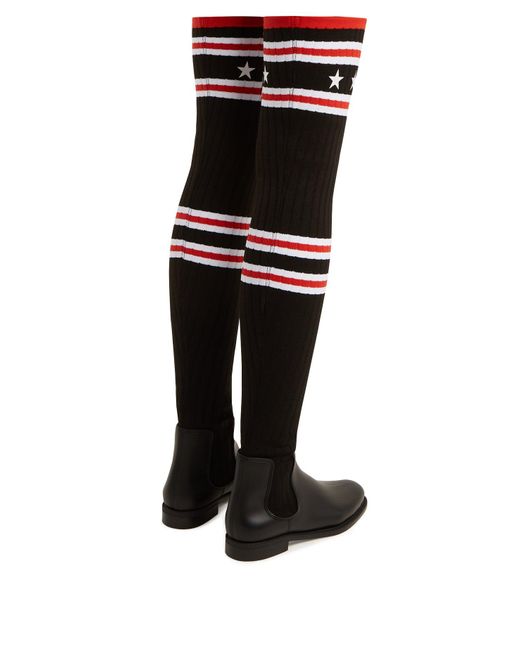 Givenchy storm over the shop knee boots